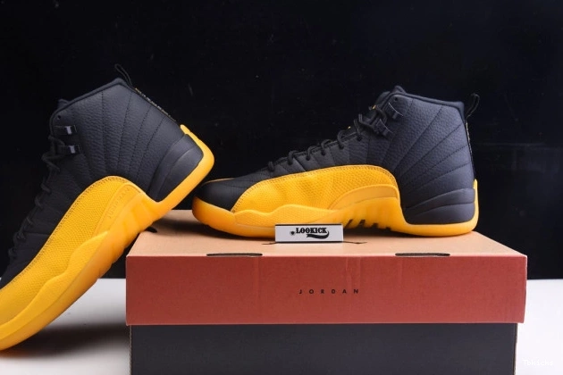 Reps TBK Retro University 12 Gold Jordan Black 130690-070 Air 0628